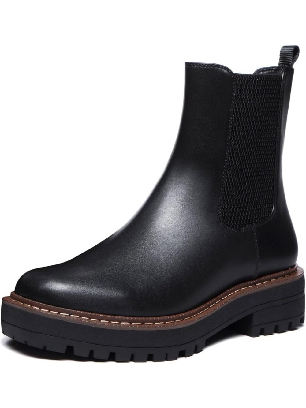 Stylish Low Heel Chelsea Ankle Boots for Women - Comfortable Platform Footwear